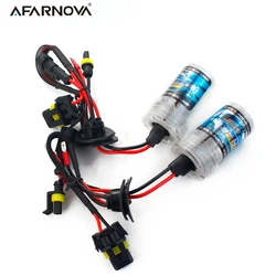 Afarnova-bombilla de Xenón HID, 2 piezas, 35W, 55W, H1, H3, H7, H8, H9, H10, H11, HB3, HB4, lámpara 881, 4300K, 3000K, 6000K, 8000K