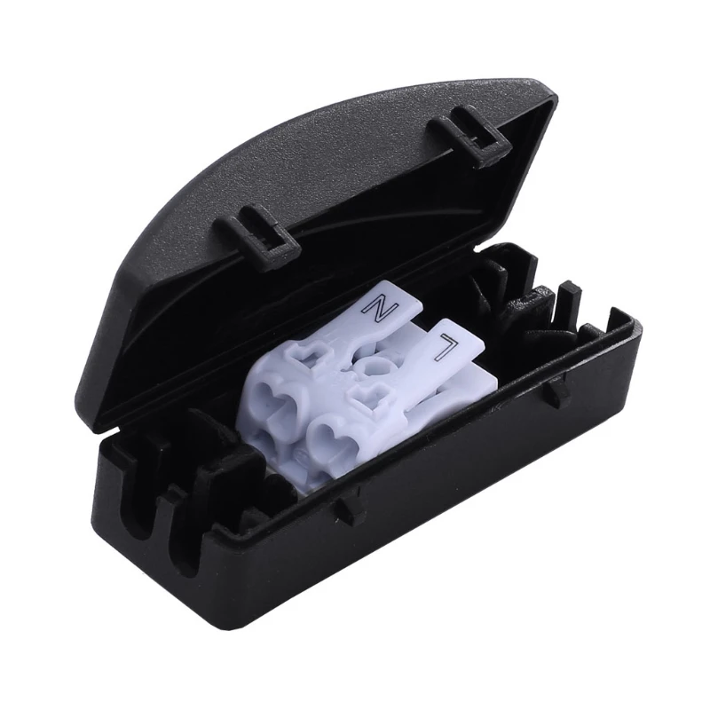 External Junction Box 2 Way Pluging Line M622 Coaxials Cable Connector Outdoor External Electrical Power Cord Box