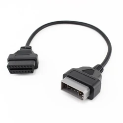 Voor Nissan 14 Pin Naar 16Pin Kabel Obd-ii Diagnose-Interface 14Pin Om OBD2 16 Pin Adapter Werkt Voor Auto auto Voertuigen