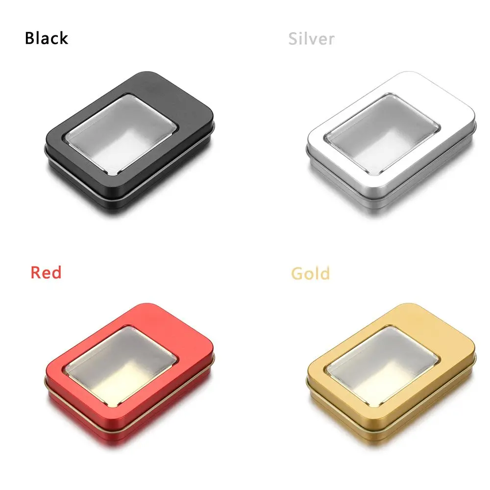 صناديق تخزين مقاومة للرطوبة ، حاويات مجوهرات ، أقراط ، مفتاح حلوى ، علبة قصدير معدنية ، مشغولات يدوية #4