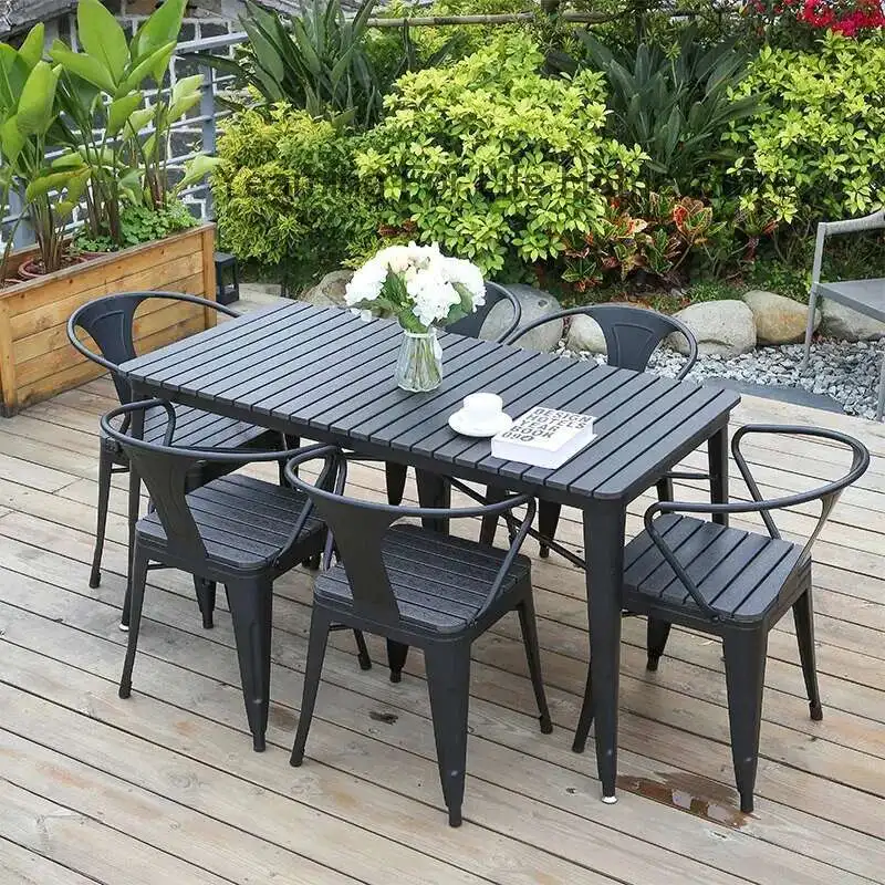 

Homestay High Quality Patio Set Penetration Modern Minimalist High End Garden Sets Waterproof Material Muebles Outdoor Furniture