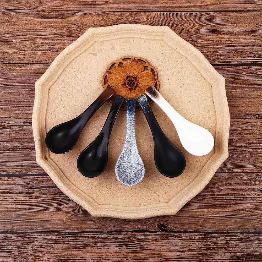 Creative Eating Restaurant Kicthen Gadgets Cooking Utensil Tool Rice Spoons Teaspoon Tableware Soup Spoon
