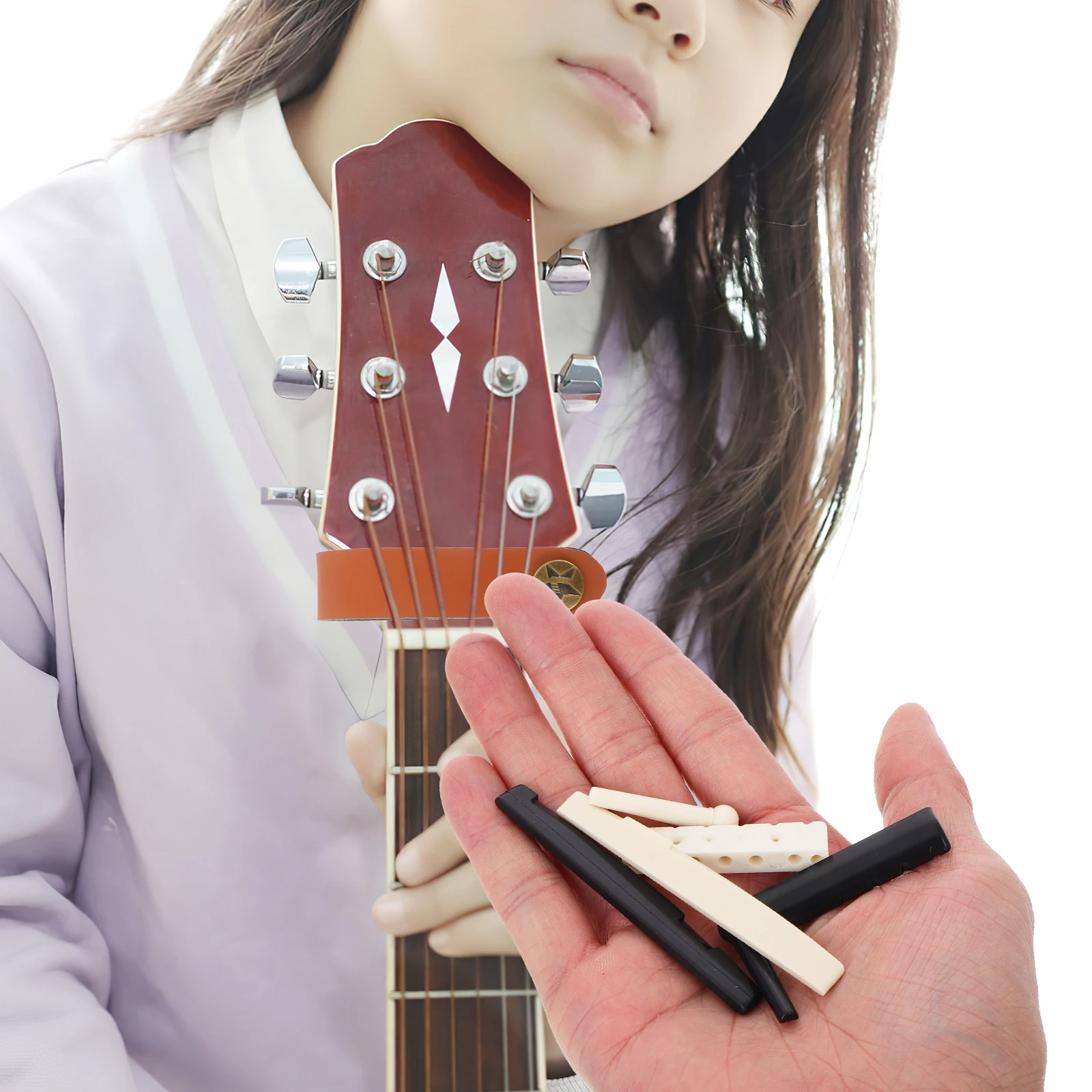 

Guitar Accessories Set Durable Pp Metal String Changing Tool Kit For Acoustic Electric Guitar Maintenance Repair Bridge