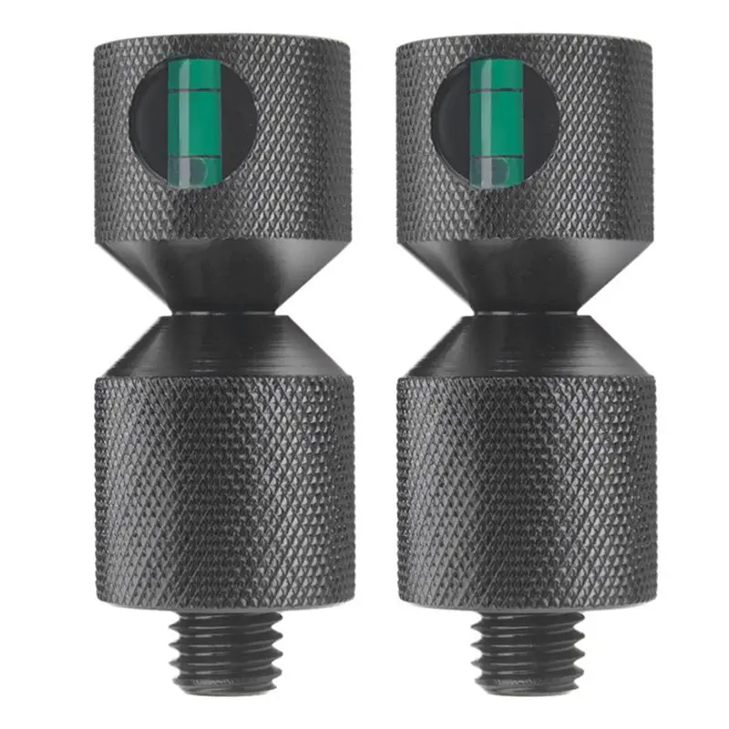 4X Two Hole Pins Set 1-1/8Inch Aluminum 6061 2 Hole Flange Alignment Pin With Level Black