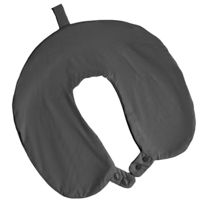 

Neck Pillow Cover Cooling Ice Silk Travel Pillowcase with Double Snap, Soft, Washable and Lightweight, Fits U-Shaped Travel Pil
