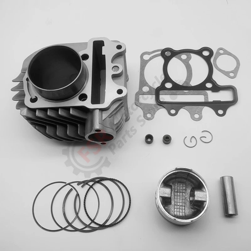 

62.5mm cylinder kit,Fits Shineray XY200ST-6A XY200ST9,With piston and gasket piston ring,Quad buggy parts