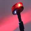LED 오토바이 리어 테일 경고등, 경찰 오토바이 비상등, 확장 가능한 폴 마운트, 방수, 102cm, 12W 4