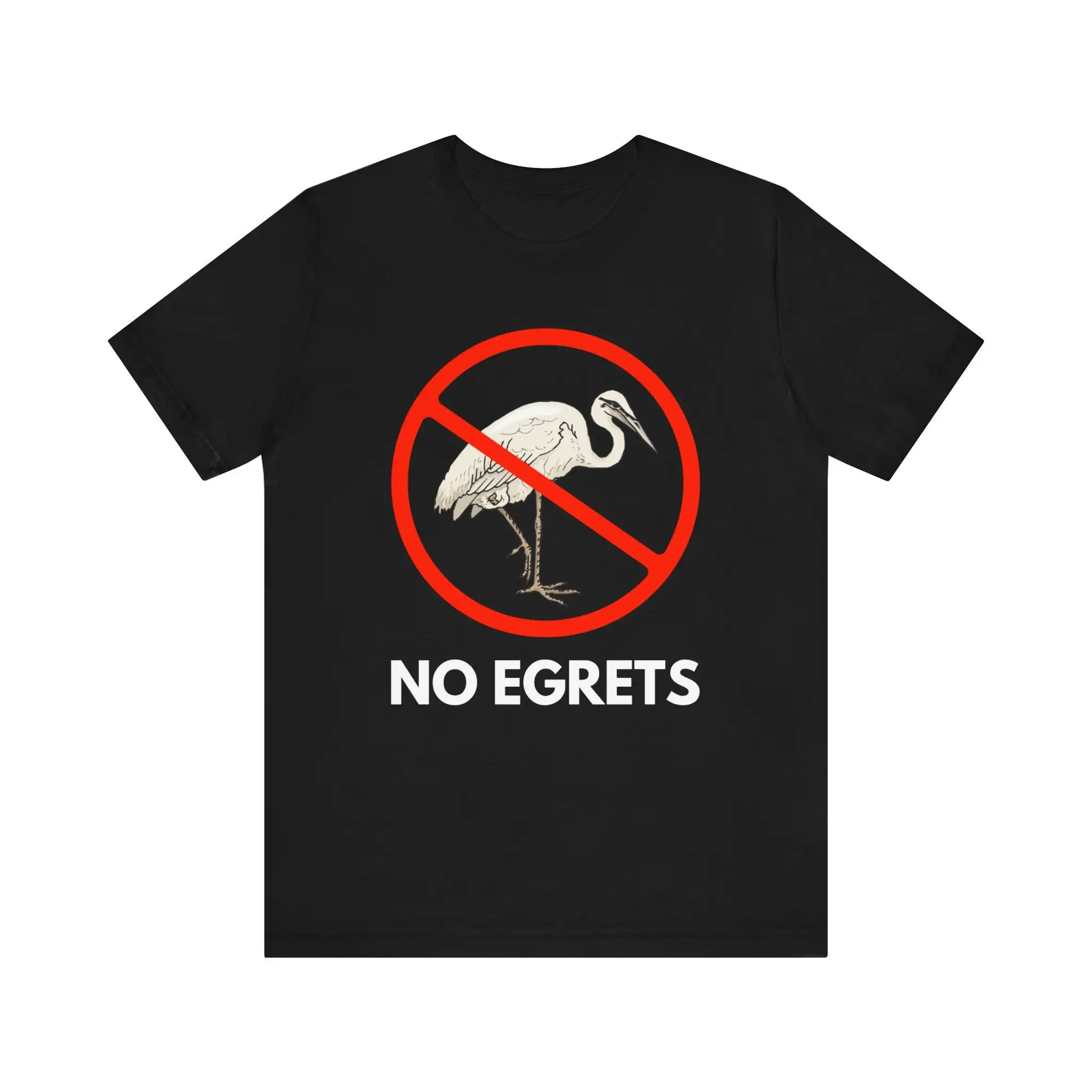 Funny Meme T Shirt No Egrets Cringe Weird Dank Saying Stupid Bird Humor Regrets