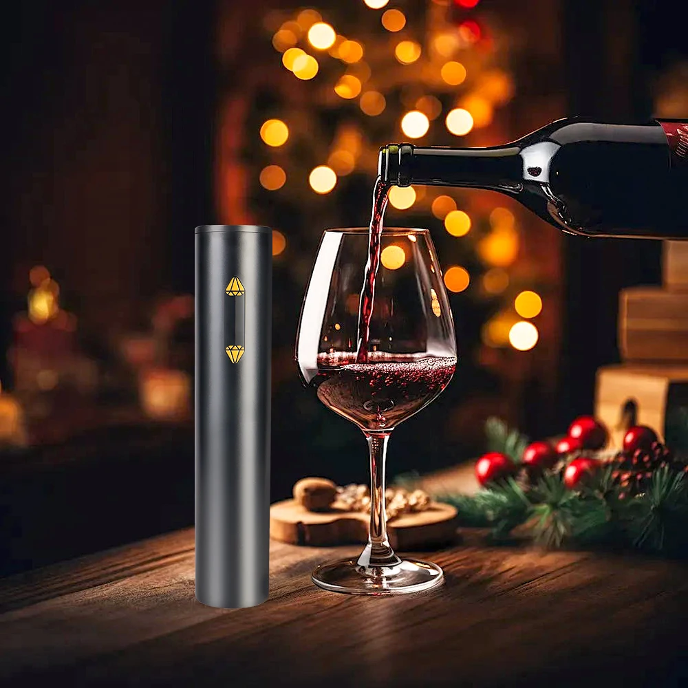 Automatic Electric Wine Bottle Opener Electric Easy Red Wine Bottle Opener Kitchen Accessories Gadgets Opener With Foil Cutter