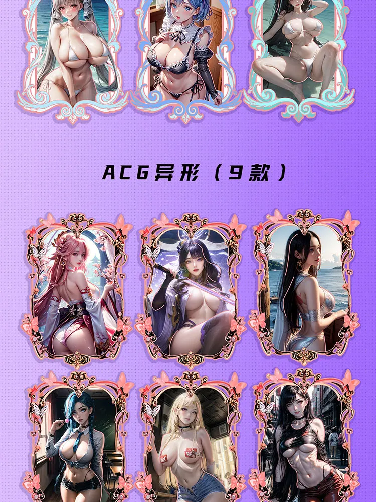 2024 Newest Goddess Story Cards Series Tcg Anime Girls Bikini Feast Booster Box Children Game Toys And Hobbies Gift