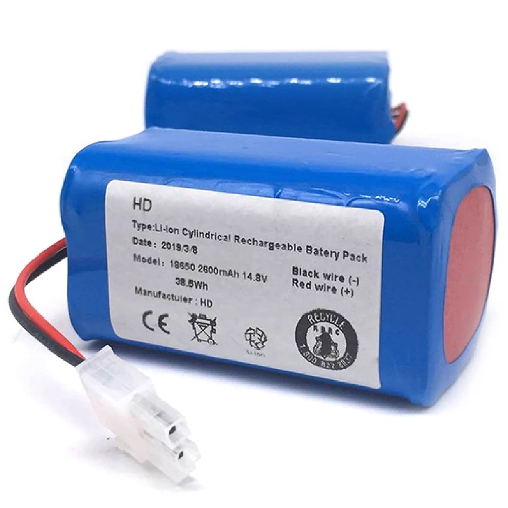 بطارية منظف روبوتية قابلة لإعادة الشحن ، من من V ، vah mAh ، قطع غيار إكسسوارات لـ A4 ، A4S ، A6