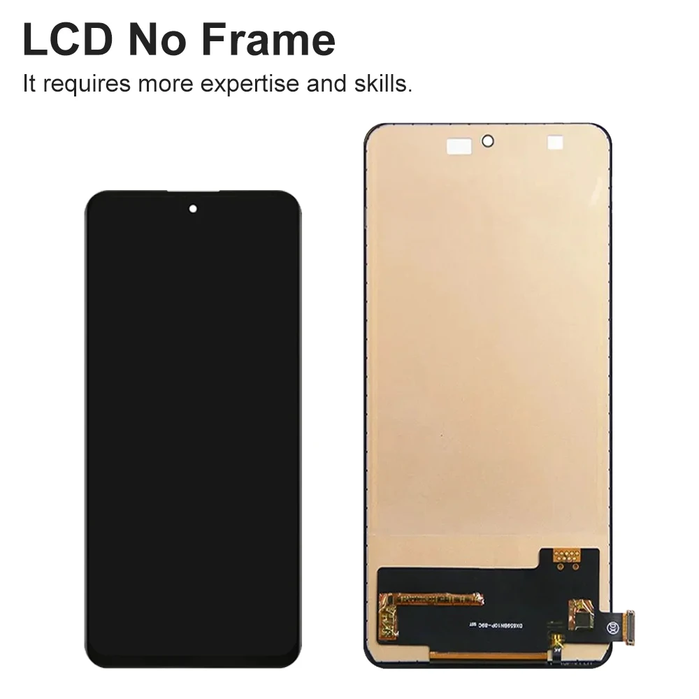 LCD Screen for Xiaomi Redmi Note 10 Pro LCD Display Touch Screen with Frame Replacment for Redmi Note 10 Pro M2101K6G M2101K6R