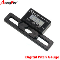AneegFpv Main Blade Digital Pitch Gauge Tl90 with LCD Display Powered Angle Measurement Tool Professional Pitch Gauge Metal