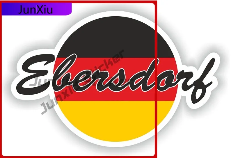 

Ebersdorf Germany Flag Vacation Decals Rv Suv Cars Accessories Stickers Rv Caravan Decal For Car Camping Sticker Waterproof Deca