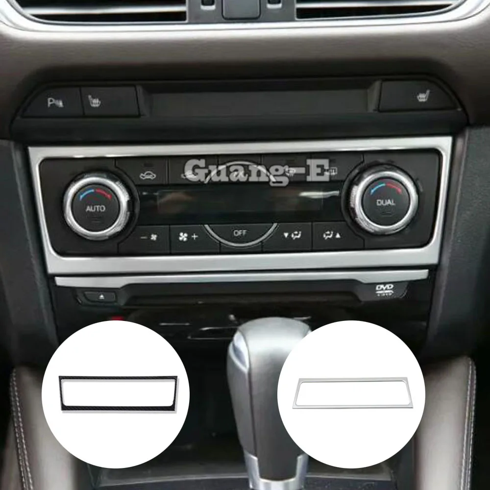 For Mazda6 Mazda 6 Atenza 2014 2015 2016 2017 2018 2019 Trim ABS Cover Front Middle Air Conditioning Switch Parking Panel Frame