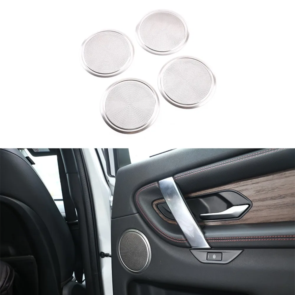 

Car Door Speaker CoverFor Land Rover Discovery Sport 2019-2020 4PCS Aluminum Alloy Car Interior Decoration Accessories