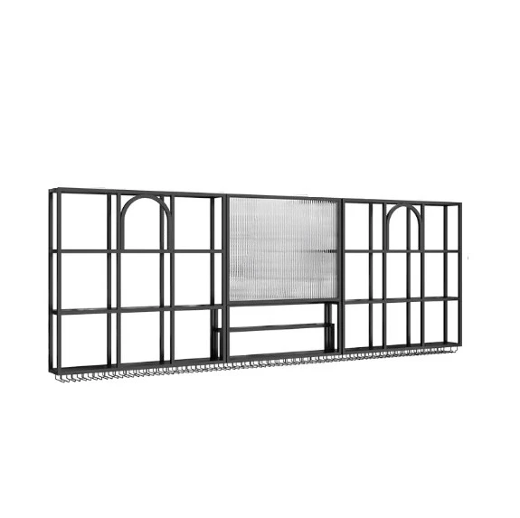 

#@Wall-mounted bookshelf, storage rack, storage cabinet, bedroom wall, living room, wine rack, hanging cabinet, wall cabine