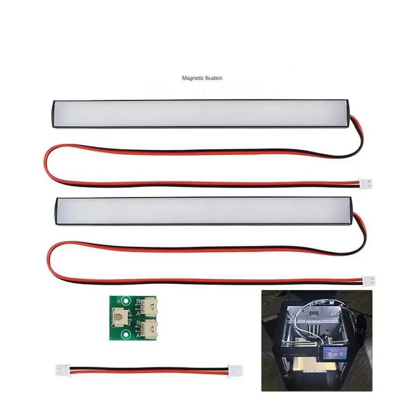 【VALUE MONEY】LED Double Light Strip Magnetic Installation Mounting 24V For Flashforge Adventurer 5M AD5M AD5M Pro AD5X