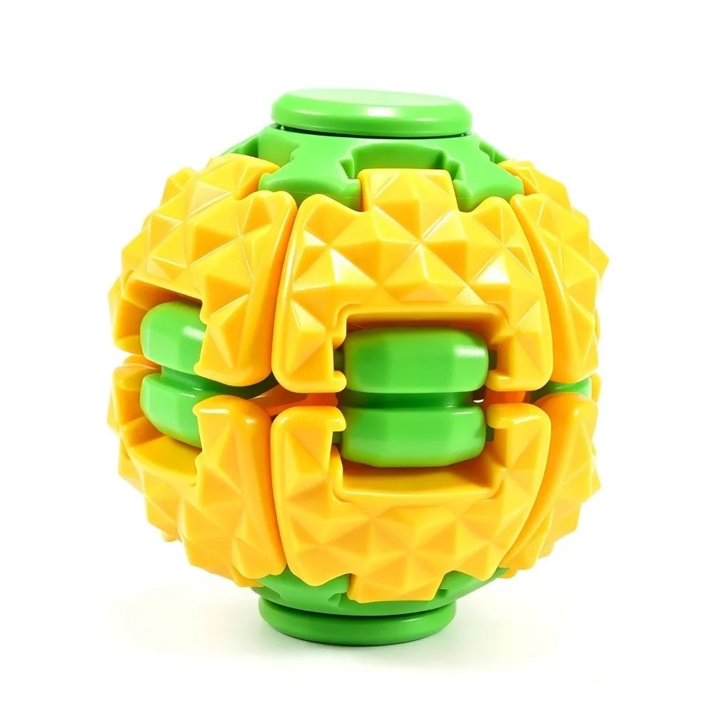 Creative Fruit Shape 3D Printed Ball Antistress Stress Relief Press Rotate Ball Desk Ornament Party Gift Fidgets Ball Christmas
