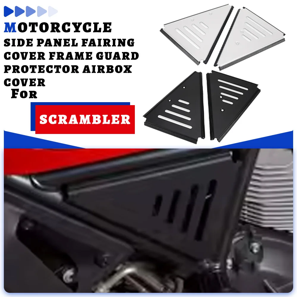 

For Ducati Scrambler Full Throttle Urban Enduro Scrambler Icon Classic 2015+ 2019 Side Panel Fairing Cover Frame Guard Protector