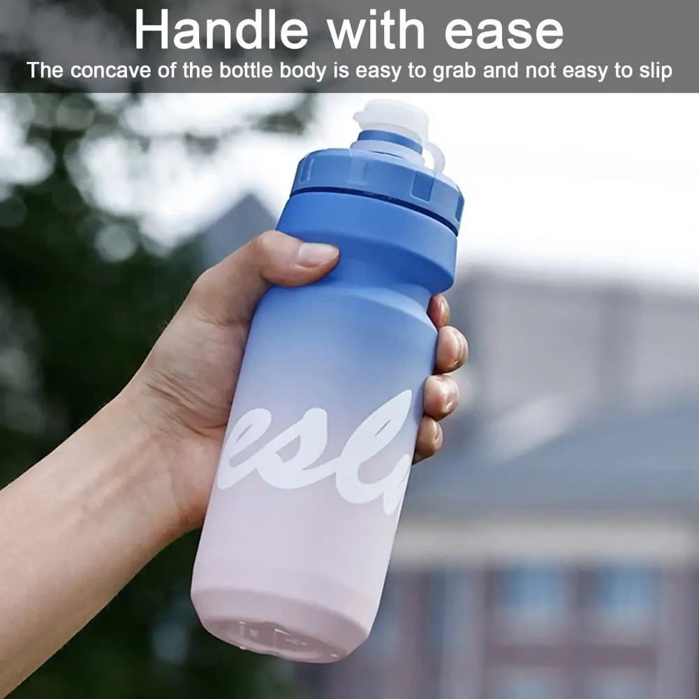 Outdoor Water Container 650ml Leak Resistant Cycling Water Bottle for Exercise Hydration Bpa Free Workout Hydration for Outdoor