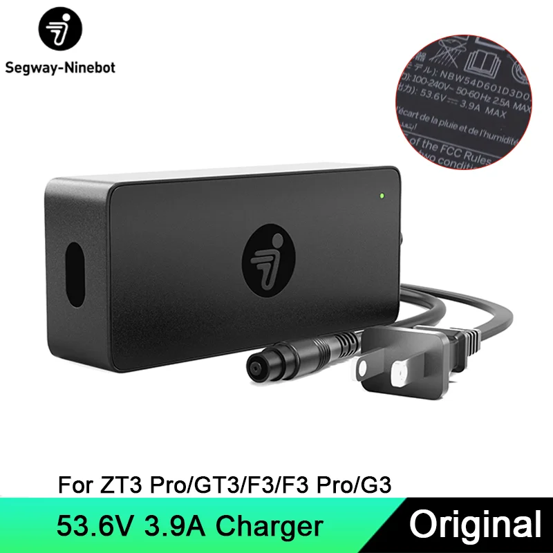 Original 53.6V 3.9A Fast Charger 210W for Ninebot by Segway G3/GT3/ZT3 Pro/F3/F3 Pro Electric Scooter Battery Power Adapter Part