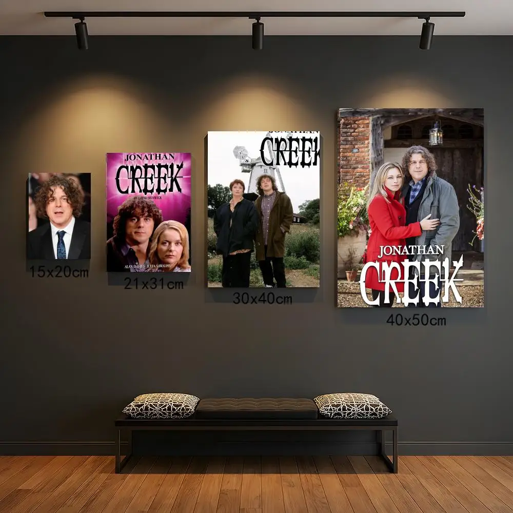 tv series J-Jonathan Creek-K Poster Self Adhesive Wall Decor for Modern Home Cafe Office and Bar