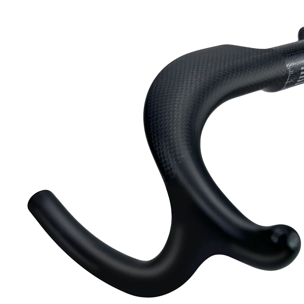 2024 BALUGOE Carbonfaser-Rennradlenker, Straßenfahrradlenker, TT-Fixie-Fahrradlenker, UD Matt, 31,8 mm, Sport, UCI – Detail 23