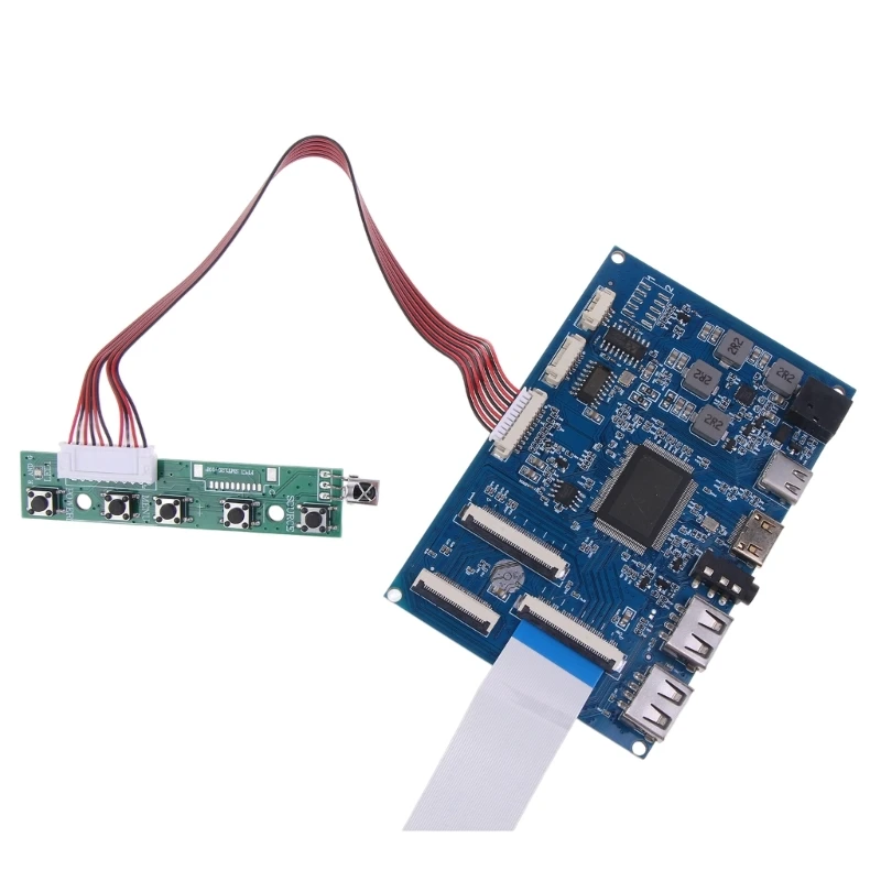 LVDS บอร์ดไดรเวอร์จอแสดงผล EDP LCD, ไดรเวอร์จอแสดงผลเกม TYPE-C สามารถชาร์จโทรศัพท์มือถือใน Y9RF ย้อนกลับ