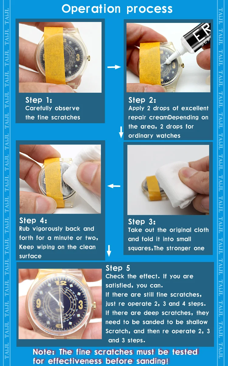 ERJIHE-Assista Pasta De Polimento, Removedor De Riscas, Ferramentas De Reparo De Vidro, Pasta De Lixar, Material Acrílico