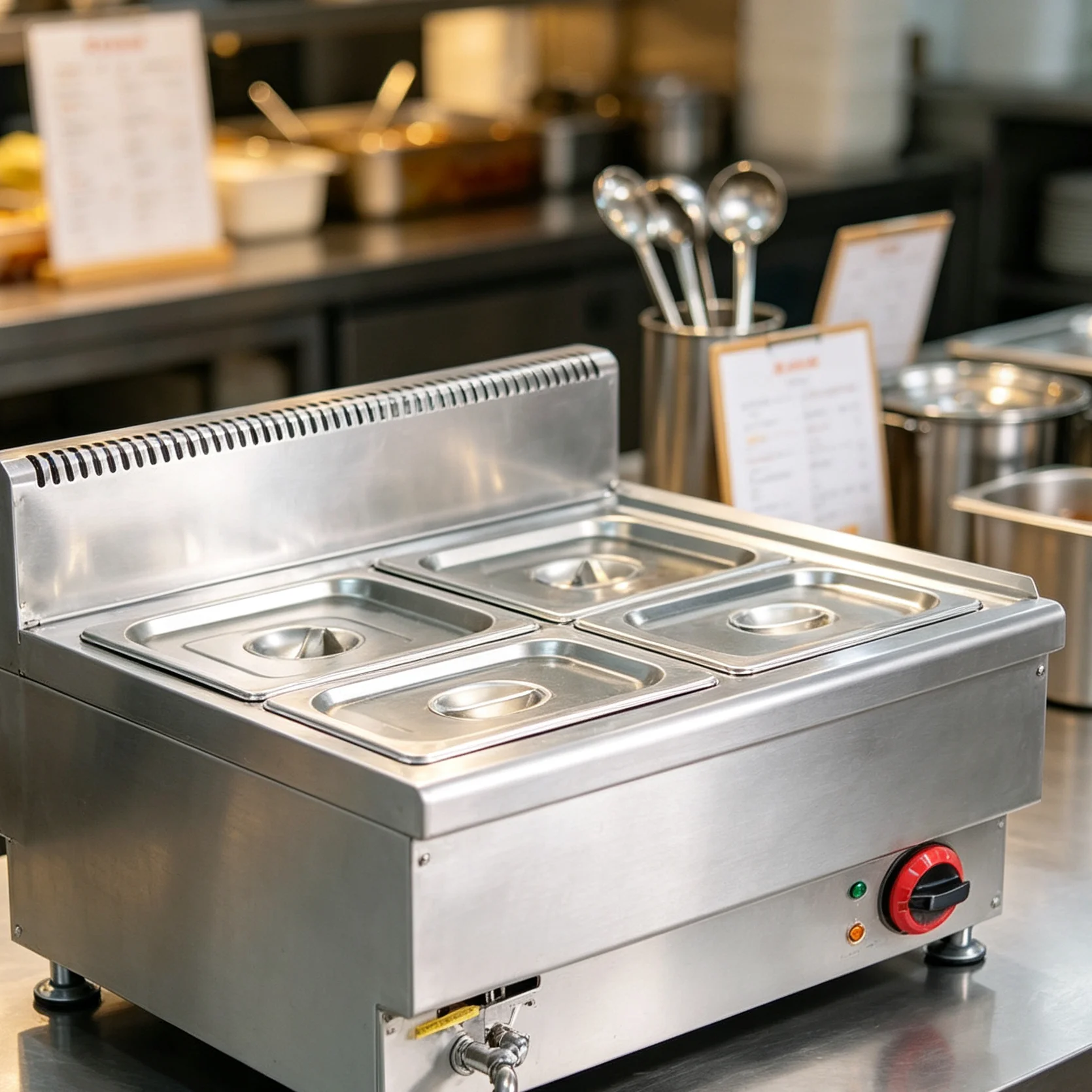 T*& Electric Bain Marie 4 GN P - огляд і ціна Bain Marie Food Warmer