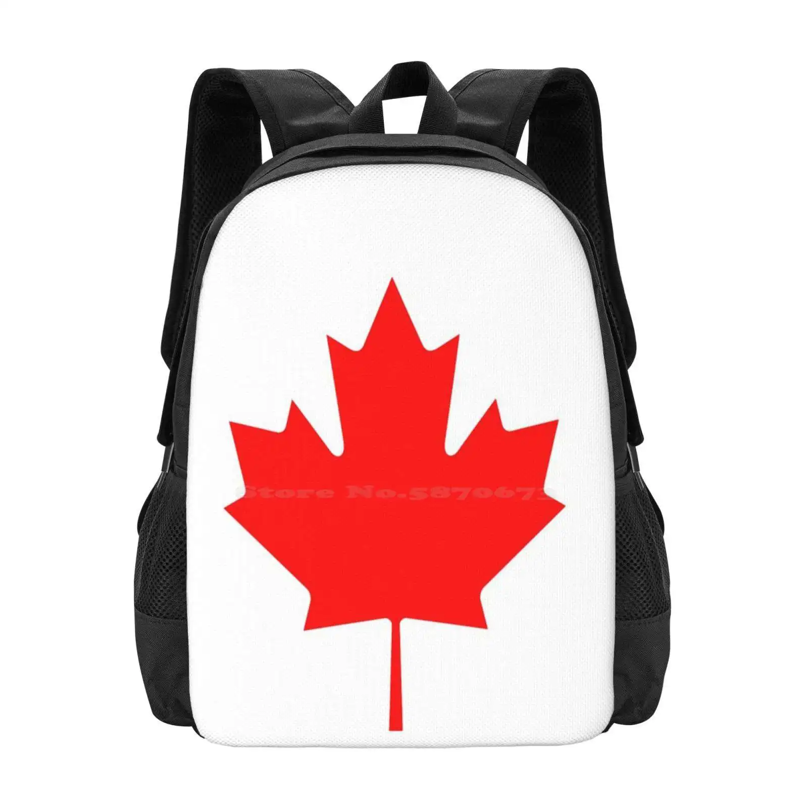 

Maple Leaf Canada Hot Sale Schoolbag Backpack Fashion Bags Maple Leaf Canada