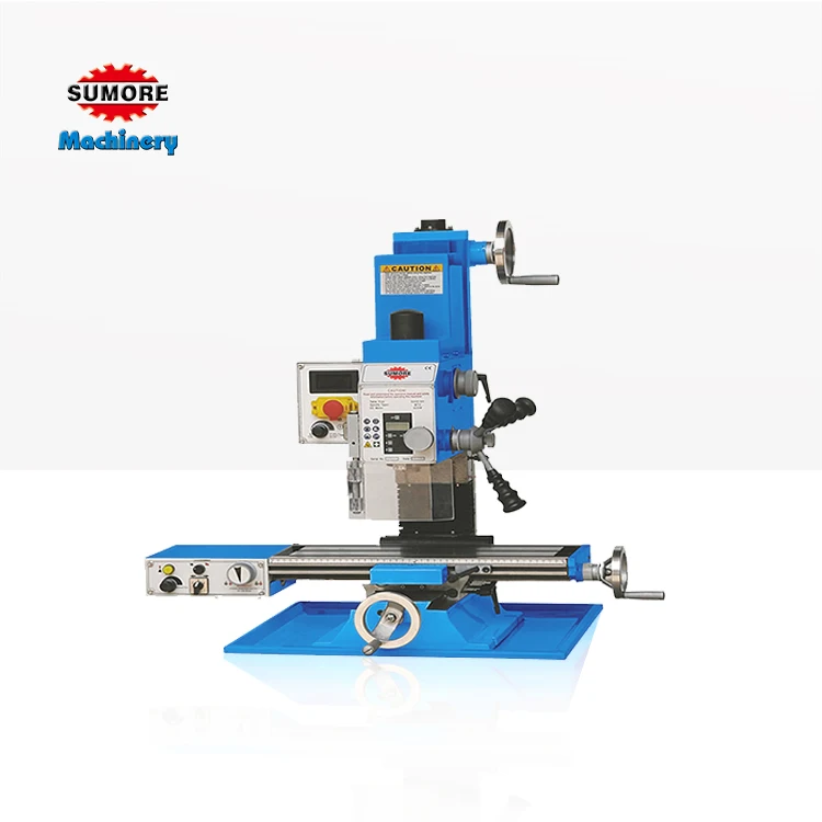 Swivel Head Variable Speed Vertical Milling Machine Mini Manual Metal Milling Drilling Machine SP2217-II