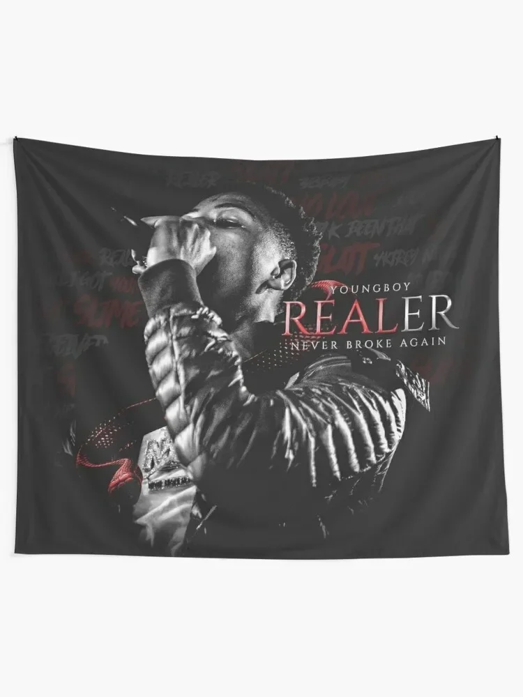 YoungBoy Never Broke Again - Realer Tapestry Wall Decoration Bedroom Decoration Home Decorations Aesthetic Tapestry