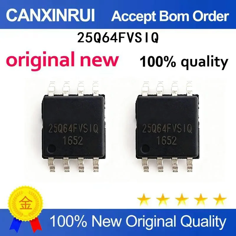 

(5 Pieces) Brand new original 25Q64FVSIQ 25Q64FVS1Q 25Q64FVSIG SOP8 spot chip