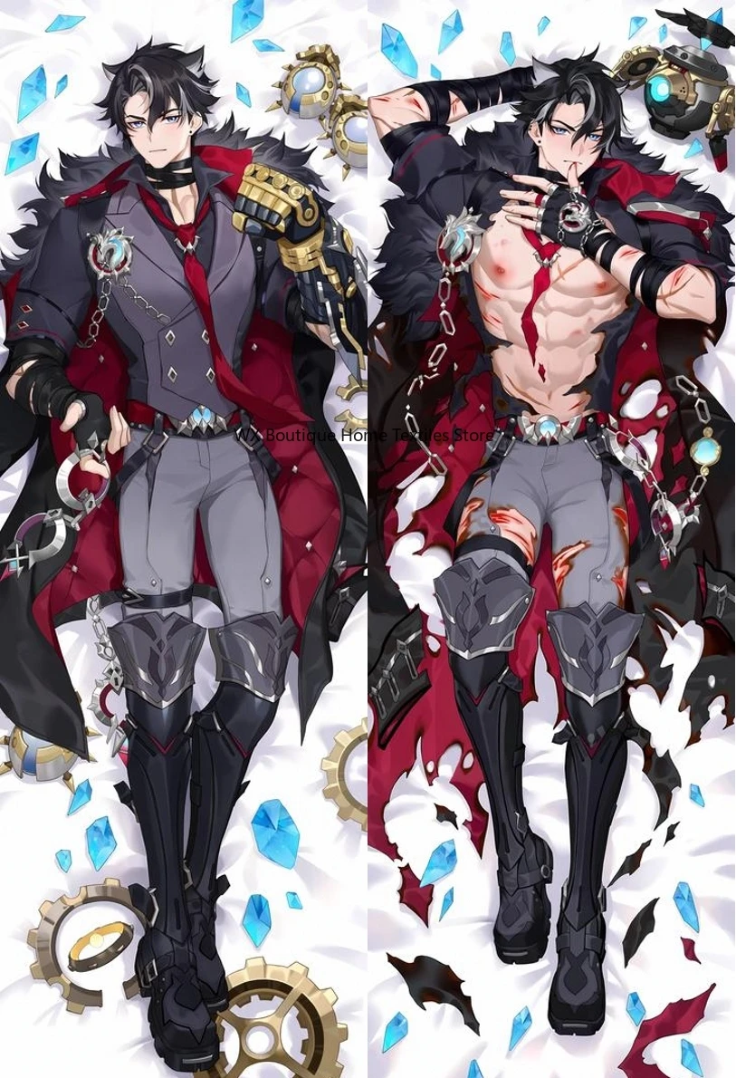 

Anime Game Impact Wriothesley Cosplay Dakimakura Pillow Case