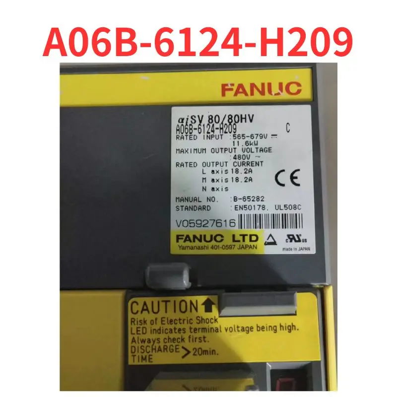 

Second-hand A06B-6124-H209 Drive test OK Fast Shipping