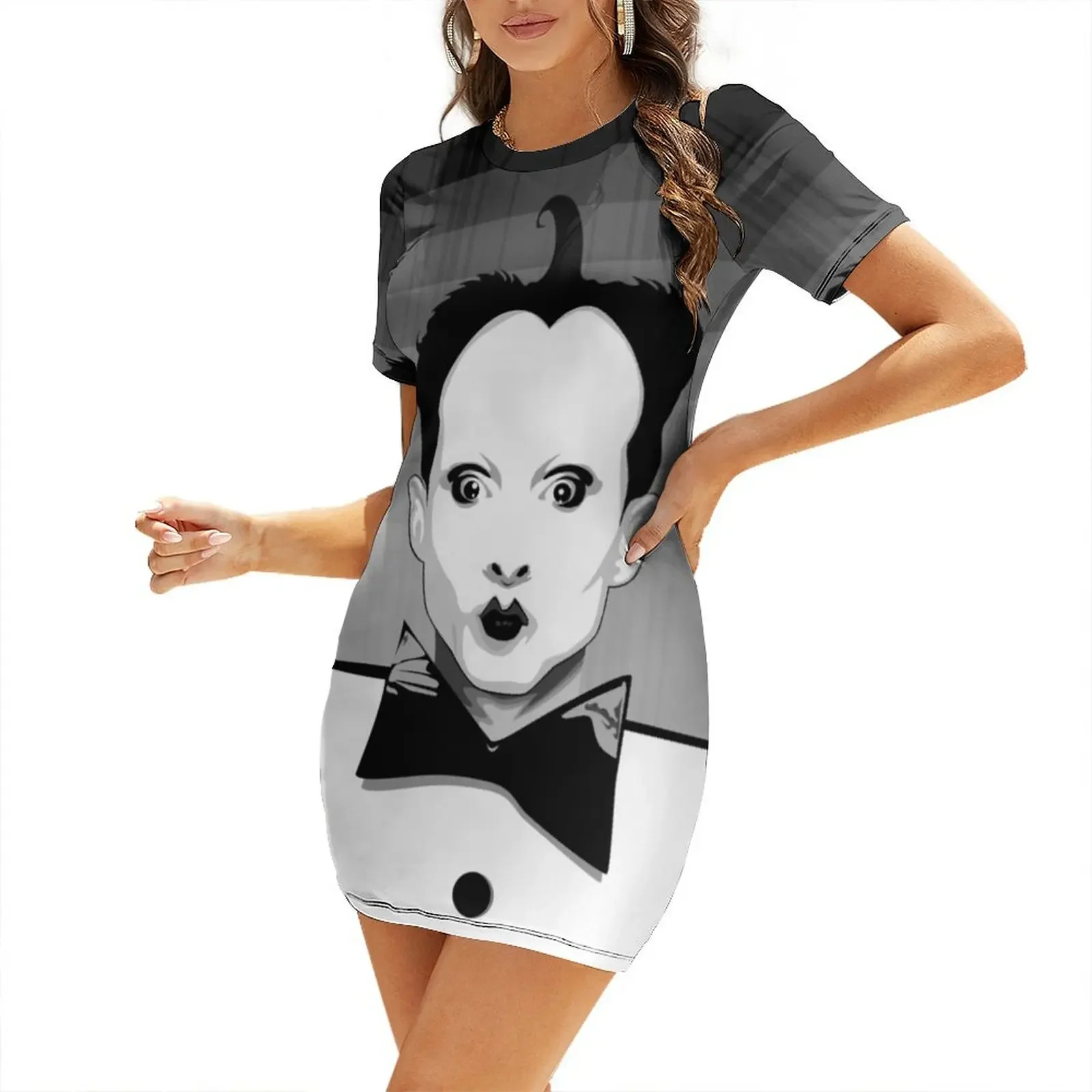 

Klaus Nomi Short-Sleeved Dress evening dresses luxury 2025 cocktail dresses dresses summer dress women summer 2025 Dress