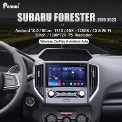 Penhui hi-fi car DVD player radio for Subaru Forester SK/S14 (03.2018) Impreza GK (03.2016-12.2019) (US market) DSP CarPlay