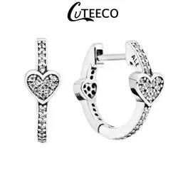 2022 New Romantic Love Heart-Shaped Stud Earring for Women Gifts High Quality Cubic Zirconia Charm Cute Earrings