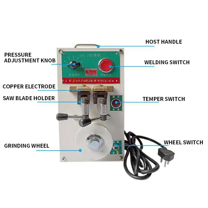 2000KW Welding Machine Mini Butt Welders With Tempering For Band Saw Blade Metal Strip UN-2 Metal Steel Strip Butt Welders