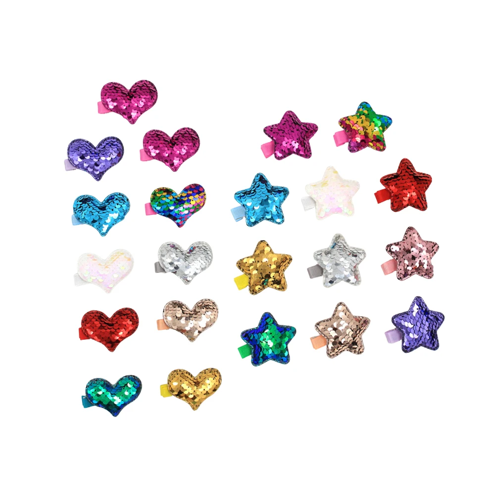 

22 шт., прочные заколки для волос в форме сердца, детская заколка, милый рождественский подарок, стильные аксессуары для волос, головной убор, детская заколка