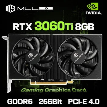 Scheda grafica MLLSE RTX 3060Ti 8GB GDDR6 256Bit PCI Express 4.0 × 16 8Pin NVIDIA GPU Rtx 3060Ti Scheda video da gioco Placa De Video