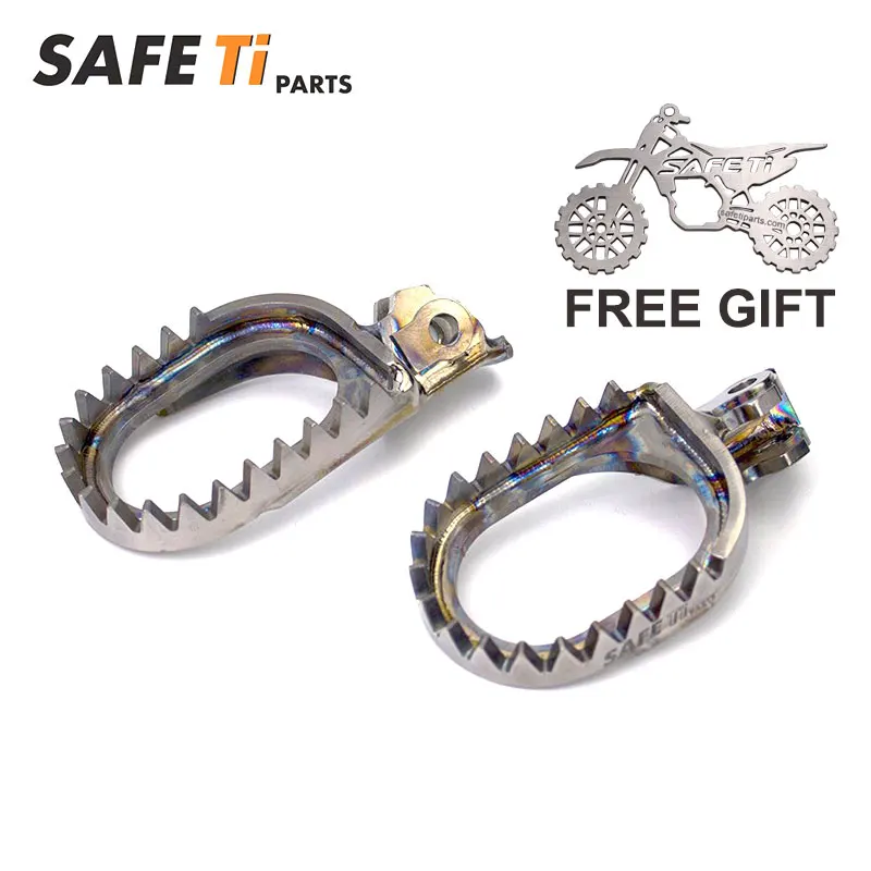

Motocross Dirt Bike Front Footrest Titanium Alloy Footpegs For SURRON LIGHT BEE Motorcycle Accessories