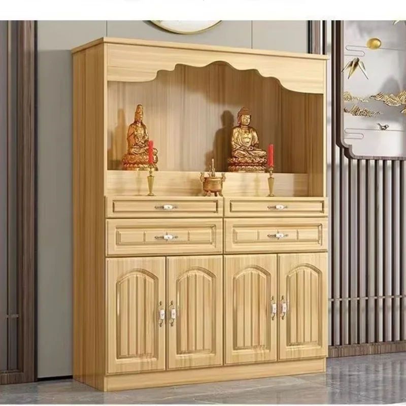 Multifunctional wooden cabinet double hole for home use