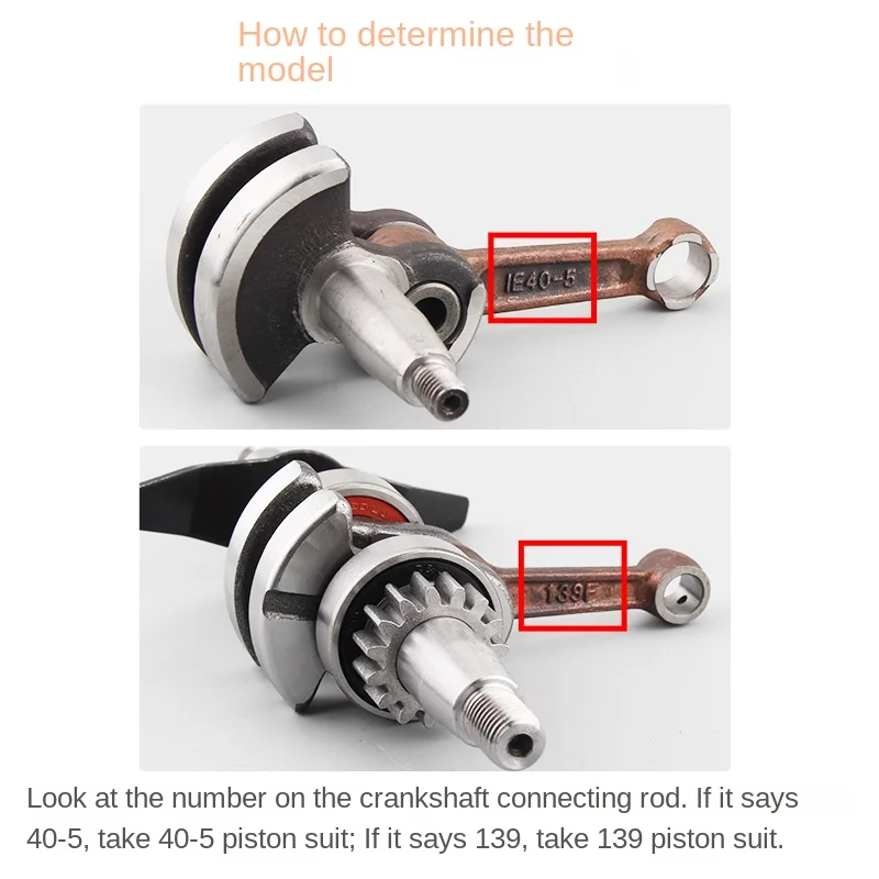 Four-Stroke Mower Grass Trimmer Brush Cutter Piston Piston Ring Assembly Two Punch Weeding Machine Piston Assembly Accessories