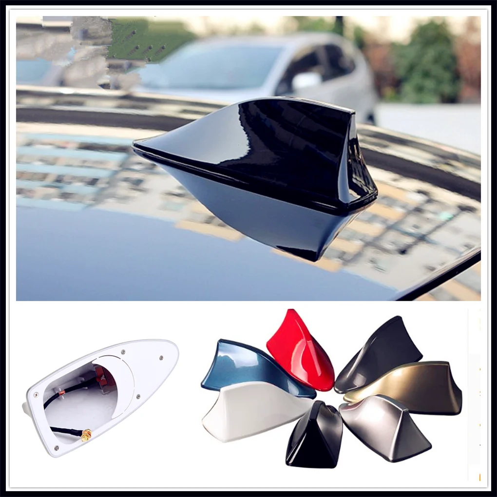 Car styling Shark Fin Antenna Auto Radio Signal Aerial Roof for Mercedes Benz AMG GT GLC GLE GLS R Class ML GL G R