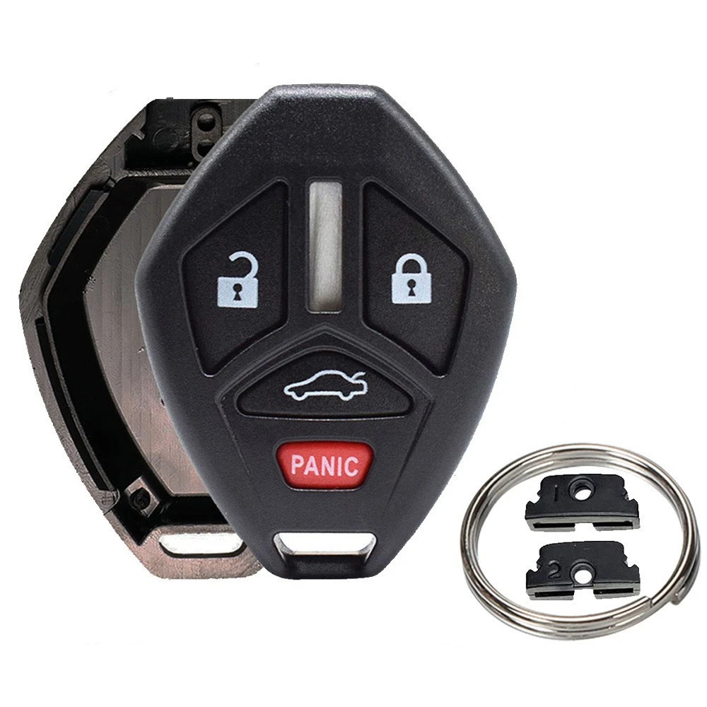 For Mitsubishi Eclipse Galant Lancer EVO US Key Fob Case Shell Pad Replacement