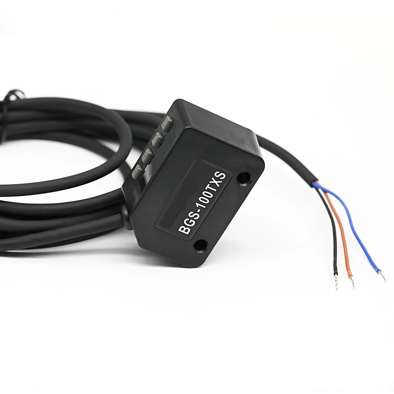 Laser Foto-Elektrische Schakelaar BGS-100TXS Dubbele Digitale Displaybalk Spotsensor