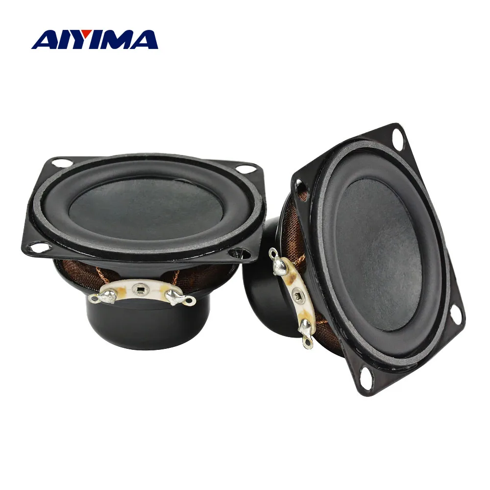 Мини-динамики AIYIMA, 4 Ом, 10 Вт, 2 дюйма, Bluetooth